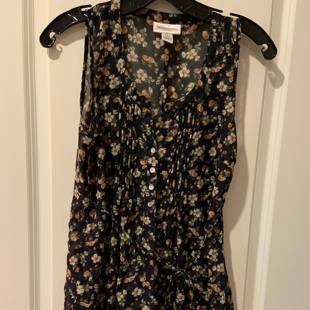 Sheer maternity tank